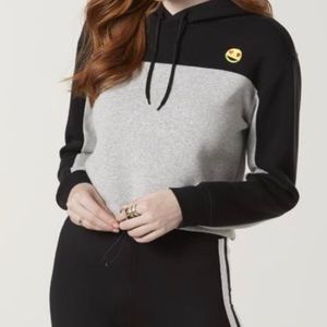 Joe Boxer Juniors' Cropped Hoodie - Colorblock